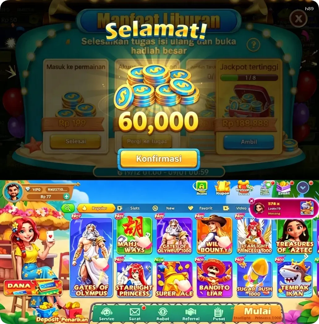 h89 Masuk - h89 Resmi